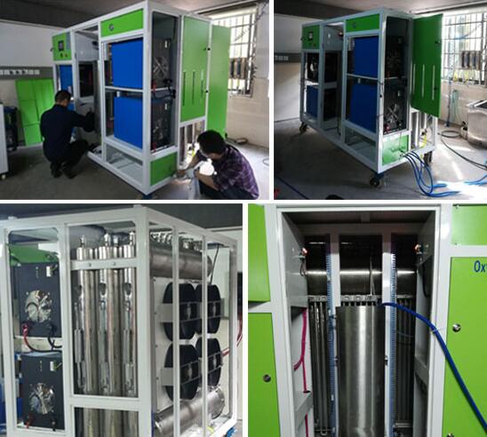 历经30天日夜兼程，MG不朽情缘OH10000型氢氧发生器顺利打包发货加拿大！